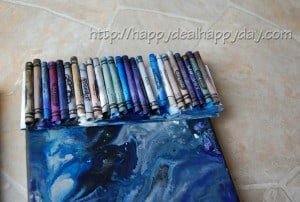 melting crayon art