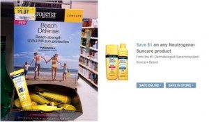 2 Neutrogena Suncare Coupons 2 Neutrogena Suncare Coupons
