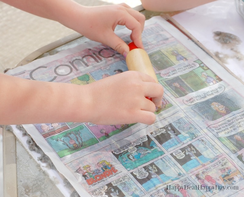 how to recycle newspaper
