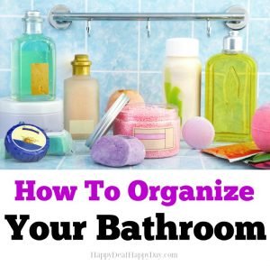 how to organize your bathroom square