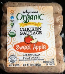 organic sausage