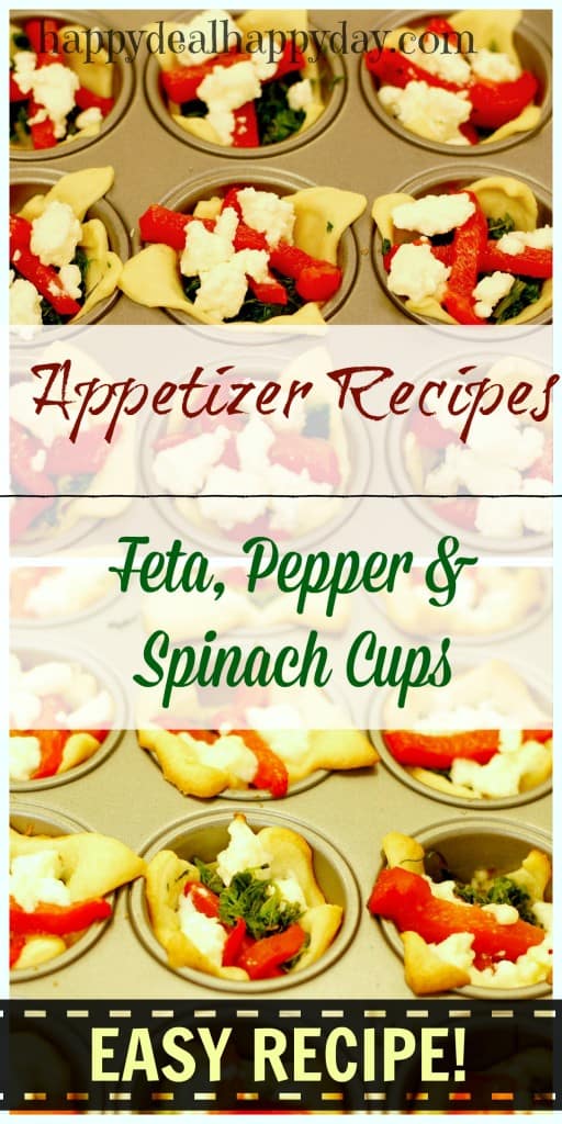feta pepper appetizer collage