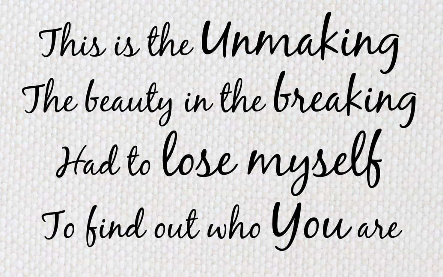 Nicole Nordeman The Unmaking CD Lyrics - Best Lyrics from My FAVORITE Song The Unmaking!  happydealhappyday.com