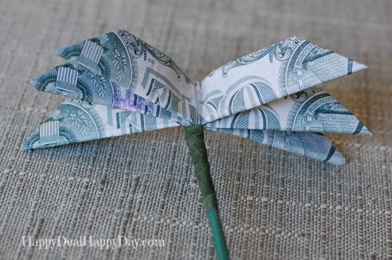 Unique Christmas Gift Ideas: Poinsettias With Money Origami Flower!