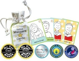 table manners cards