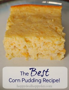 the best corn pudding reciep