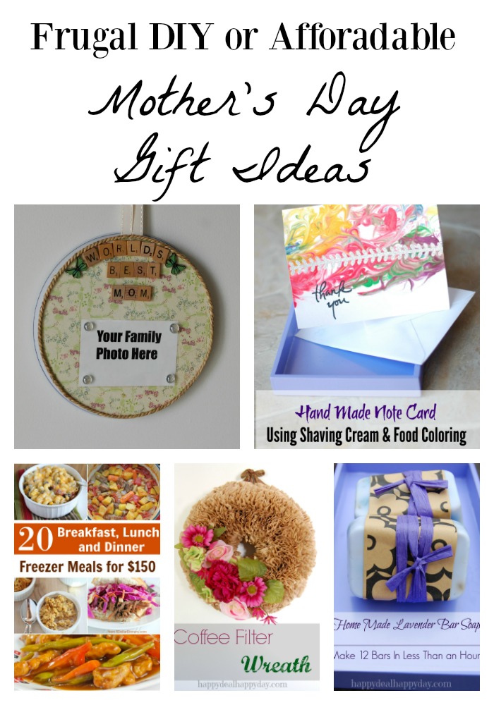 Frugal Mother's Day Gift Ideas