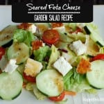 Seared Feta Cheese Garden Salad Recipe Horizontal 150x150
