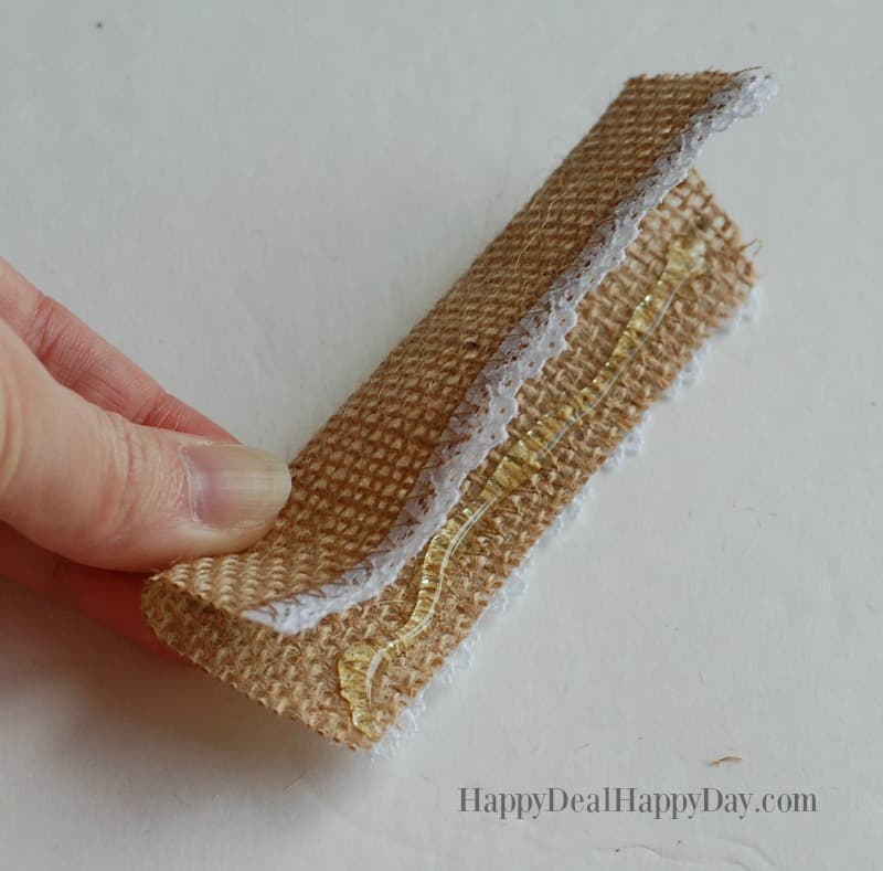 how to make a burlap bow