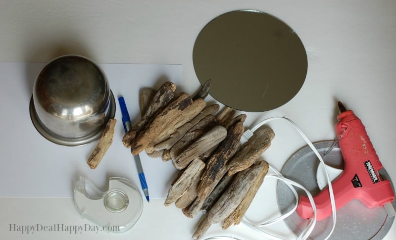 DIY Drift Wood Mirrors - There are some great pics on this post of a DIY drift wood mirror tutorial!