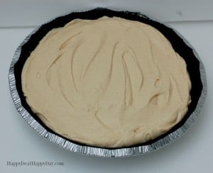 No Bake Peanut Butter Pie with Chocolate Ganache - Happy Deal - Happy Day!