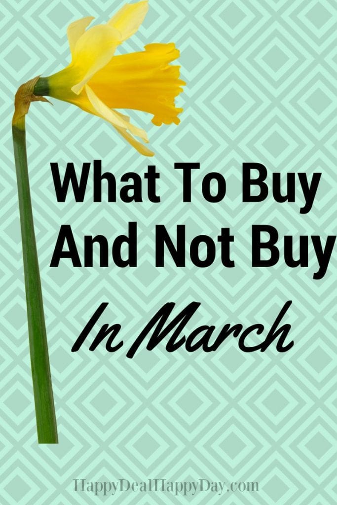 what to buy in march