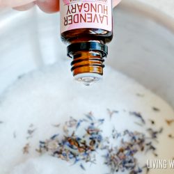DIY lavender milk bath