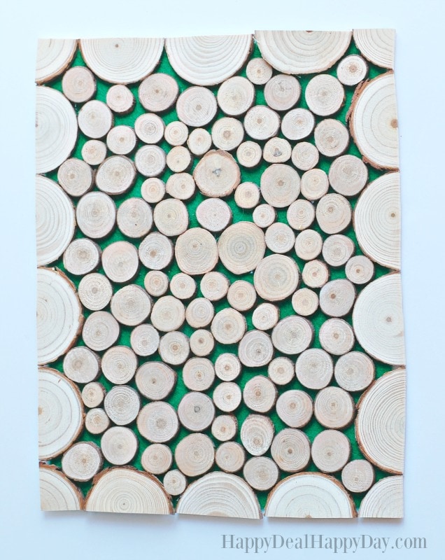 Wood Slice Craft Ideas placemat
