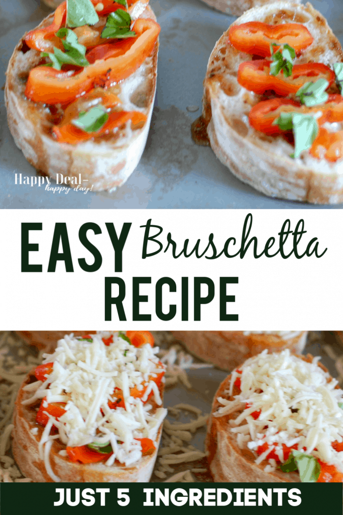 how to make easy bruschetta on bread