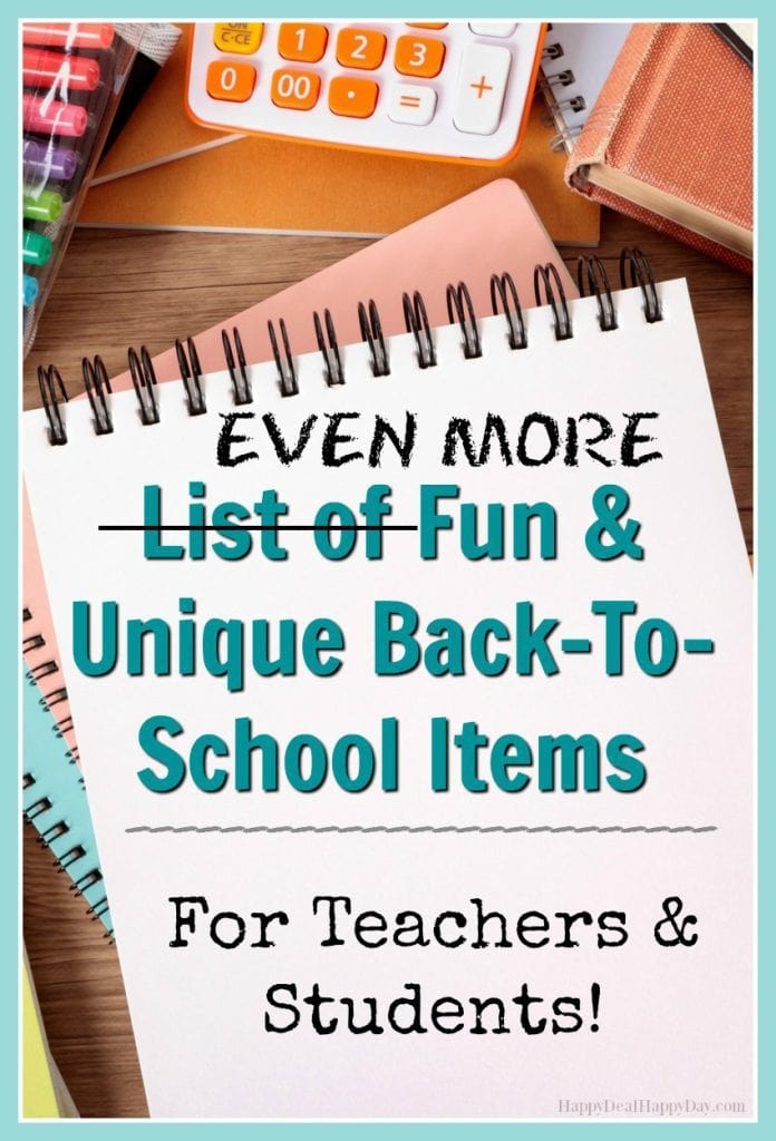 List Of Fun And Unique Back To School Items For Teachers And Students Even More 696x1024