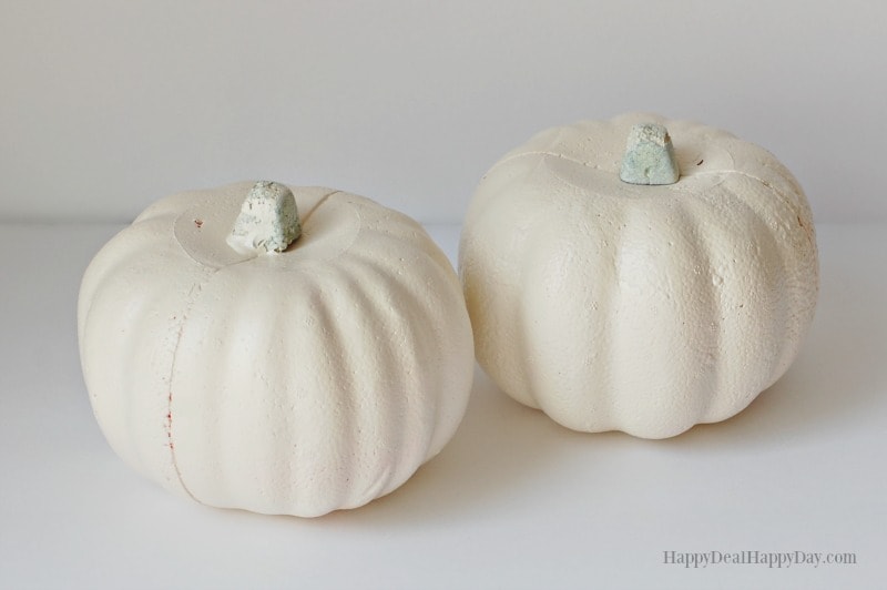 Learn how to make DIY glitter pumpkins 3 different ways using styrofoam pumpkins from the dollar tree.