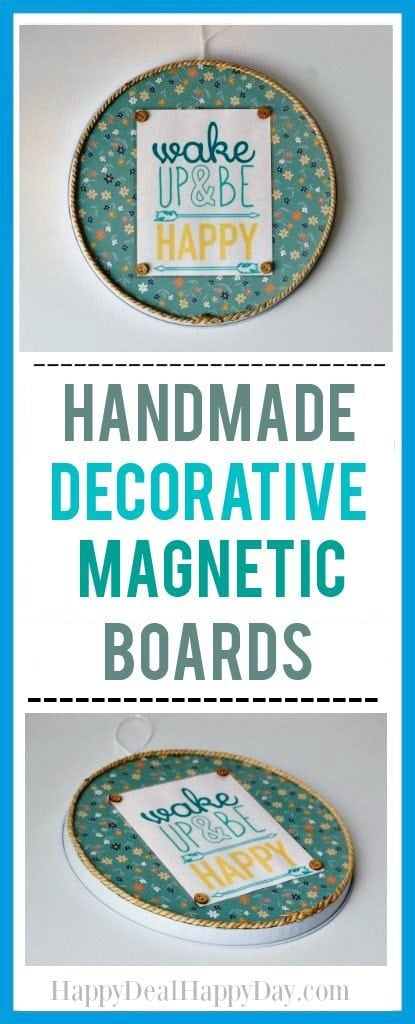 Dollar Store Makeover: Handmade Decorative Magnetic Board 