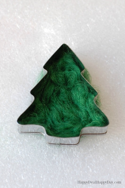 essential oil diffuser felted wool Christmas tree ornament