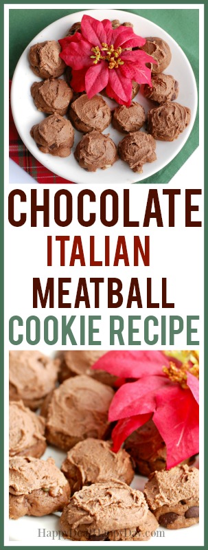 Chocolate Italian Meatball Cookie Recipe 1