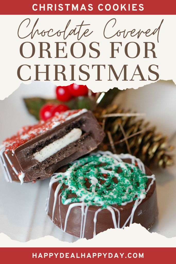 Christmas Chocolate Covered Oreos