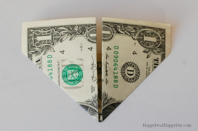 Heart Shaped Dollar Origami