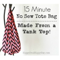 DIY No Sew Tote Bag - Homey Oh My