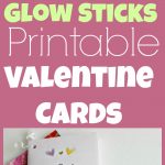 Glow Sticks Printable Valentine Cards 150x150