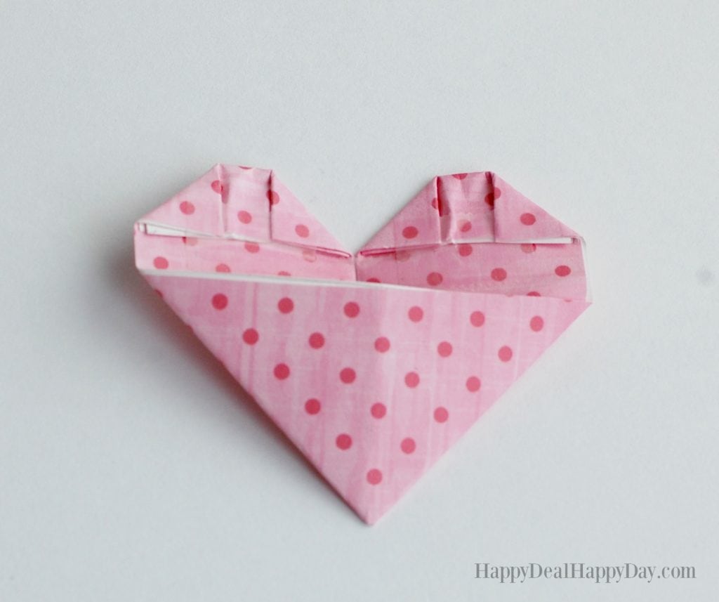 How To Make An Origami Heart Bookmark