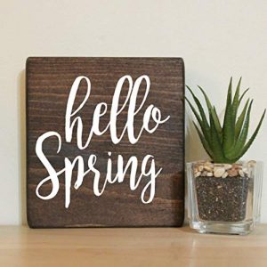 Hellow Spring Sign