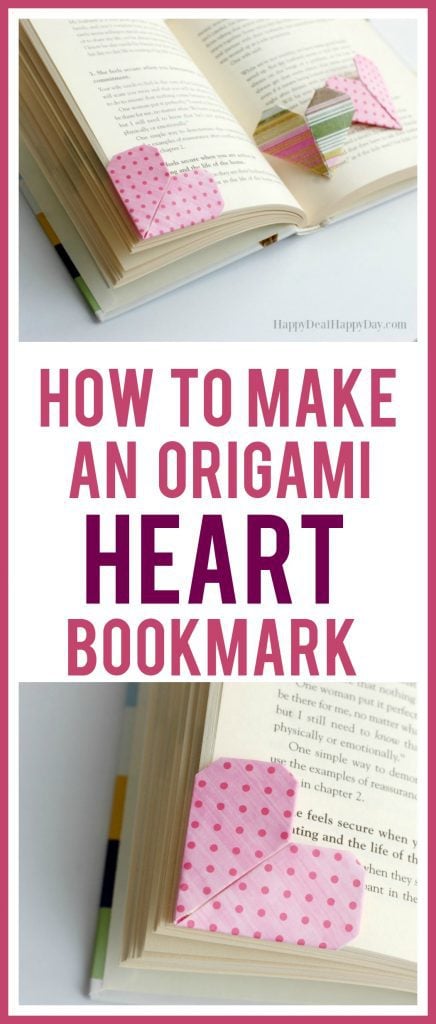 How To Make An Origami Heart Bookmark