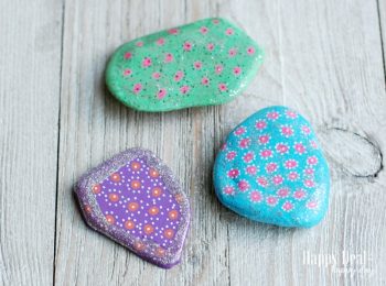 Turning Easy Painted Rocks into Picture Magnets – Sustain My Craft Habit