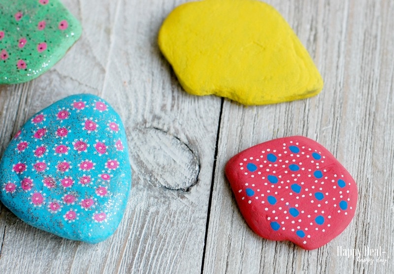 Easy Painted Rock Magnets for Kids