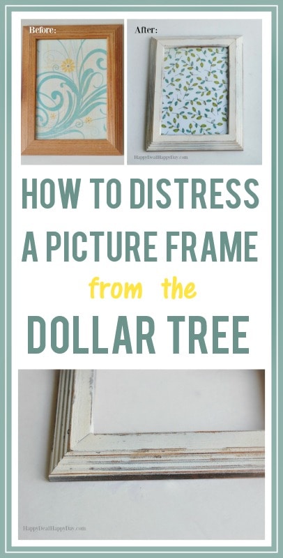 How to Distress A Picture Frame