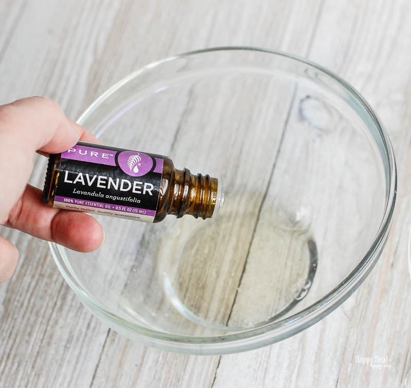 How to Make Confetti That Dissolves In Your Bath with lavender essential oil