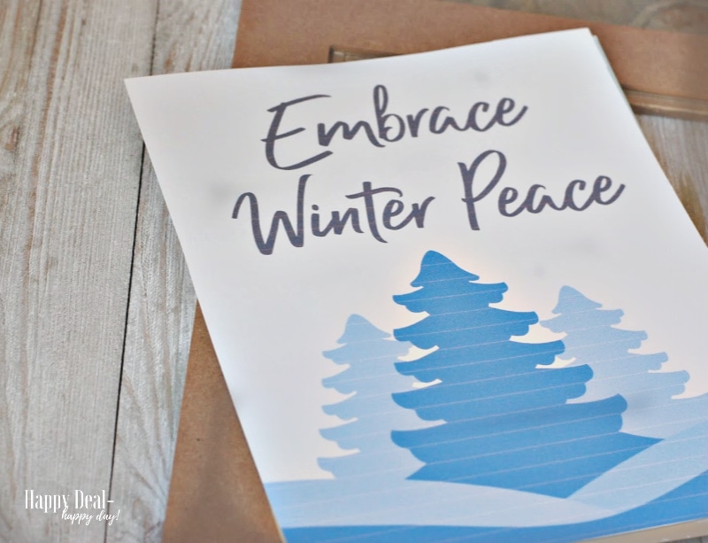 Embrace Winter Peace Trim For Frame