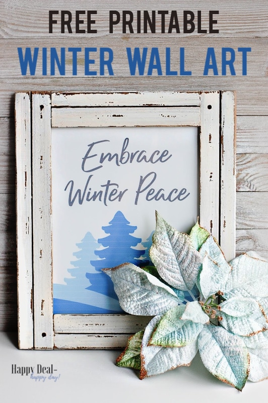 Free Printable Winter Wall Art