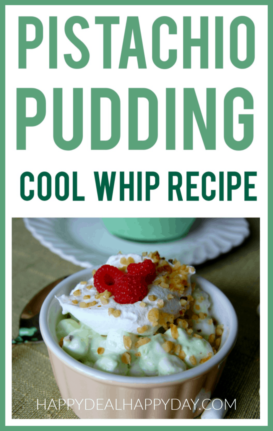 Pistachio Pudding Cool Whip Recipe