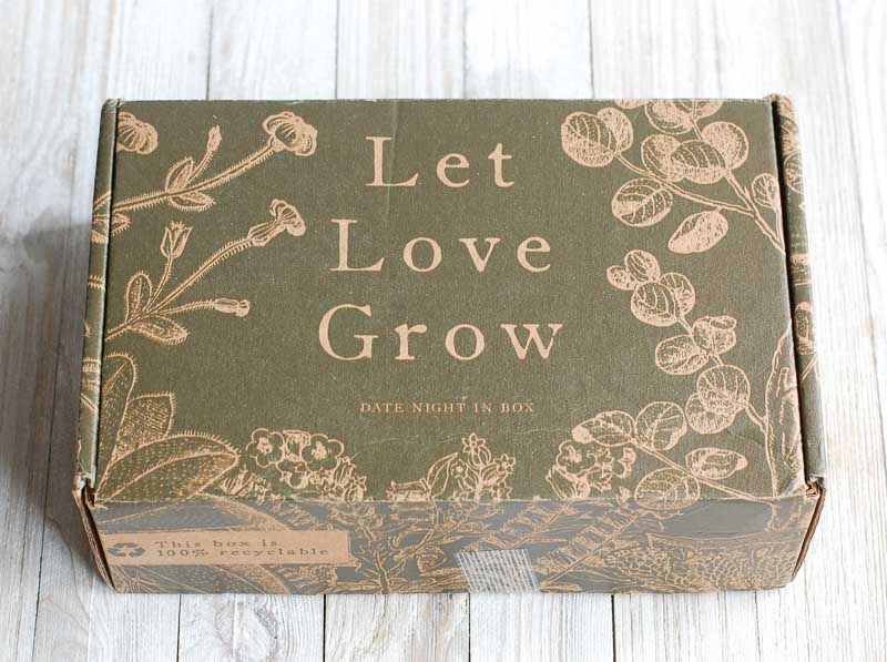 date night in box review - let love grow