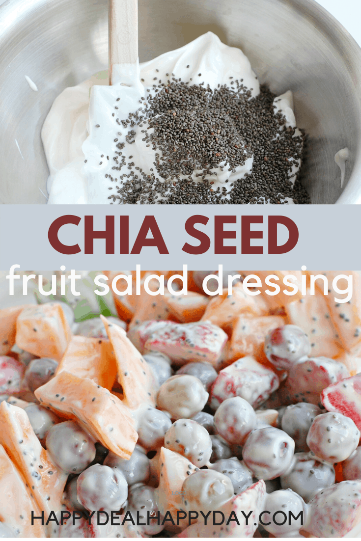 Chia Seed Fruit Salad Dressing