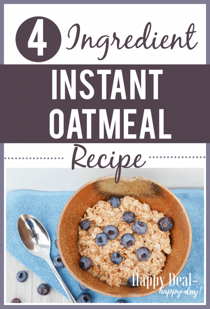 Instant Oatmeal Recipe
