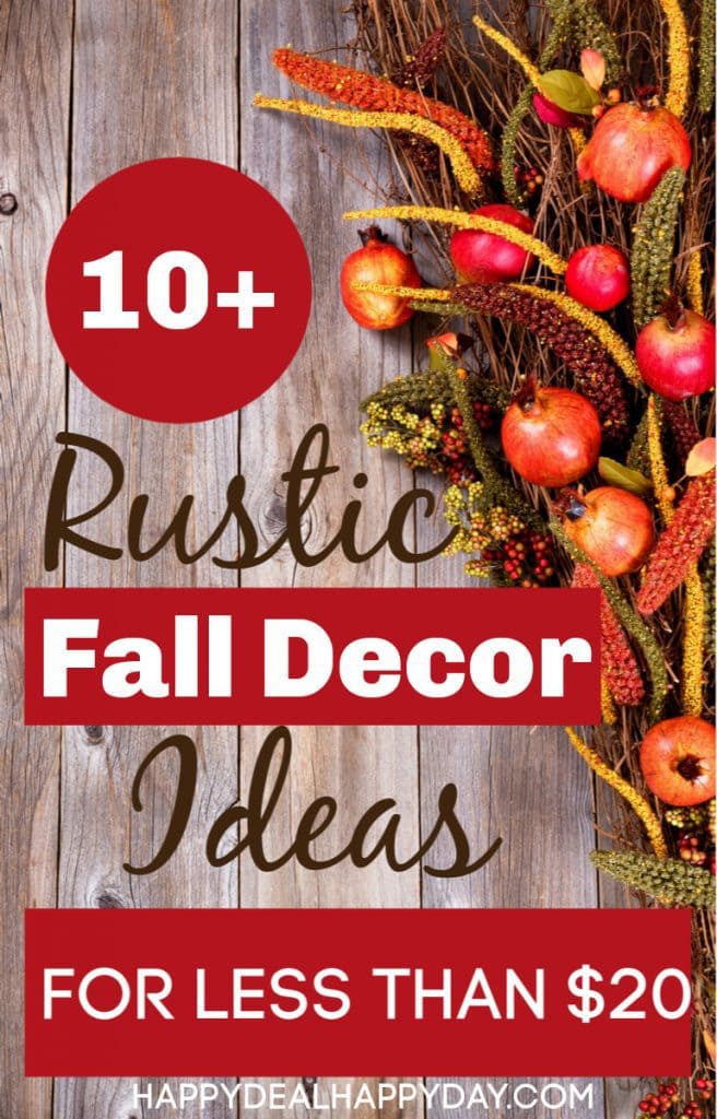 Rustic fall decor ideas