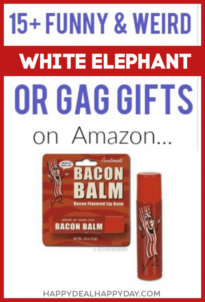 white elephant or gag gifts - bacon balm