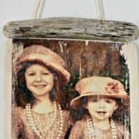 Easy Homemade Gift Ideas - photo transfer on wood