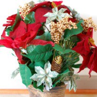 Easy Homemade Gift Ideas origami money flower poinsettia