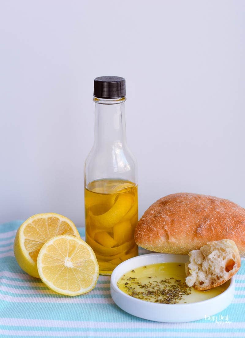 lemon infused olive oil for bread dipping