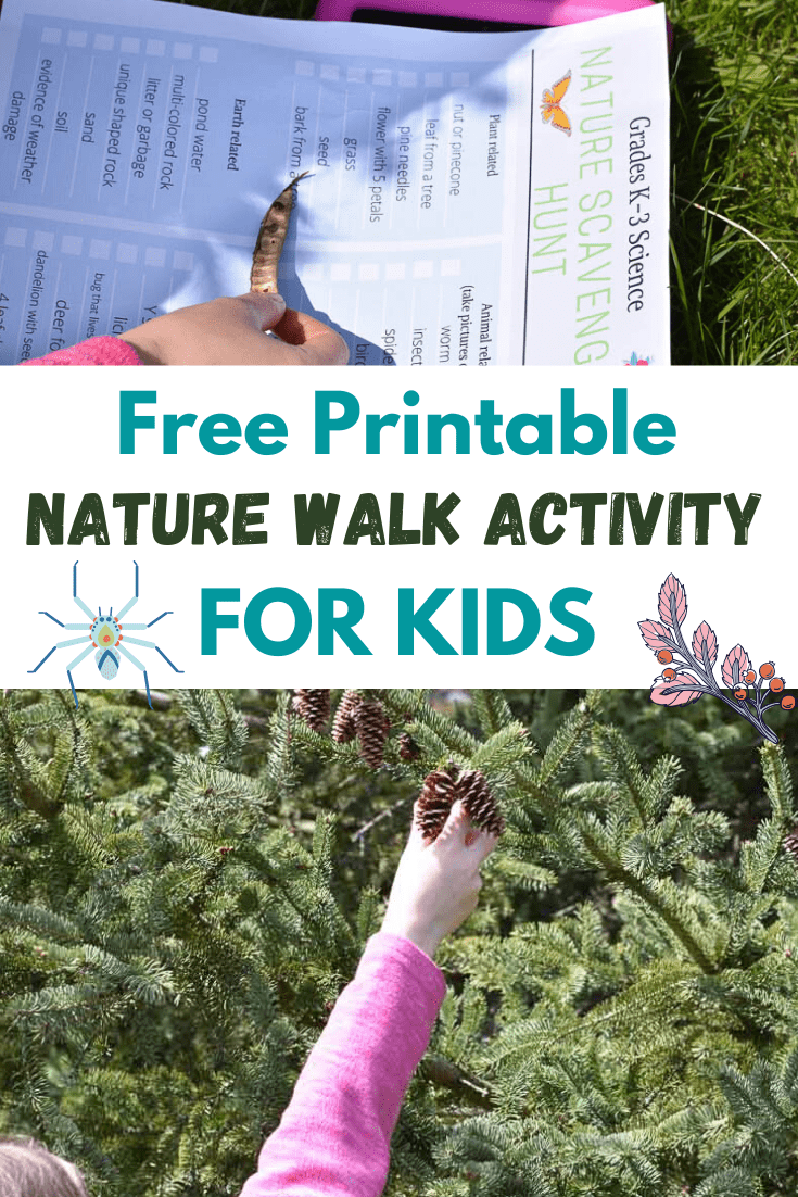 Free Printable Nature Walk Activity For Kids