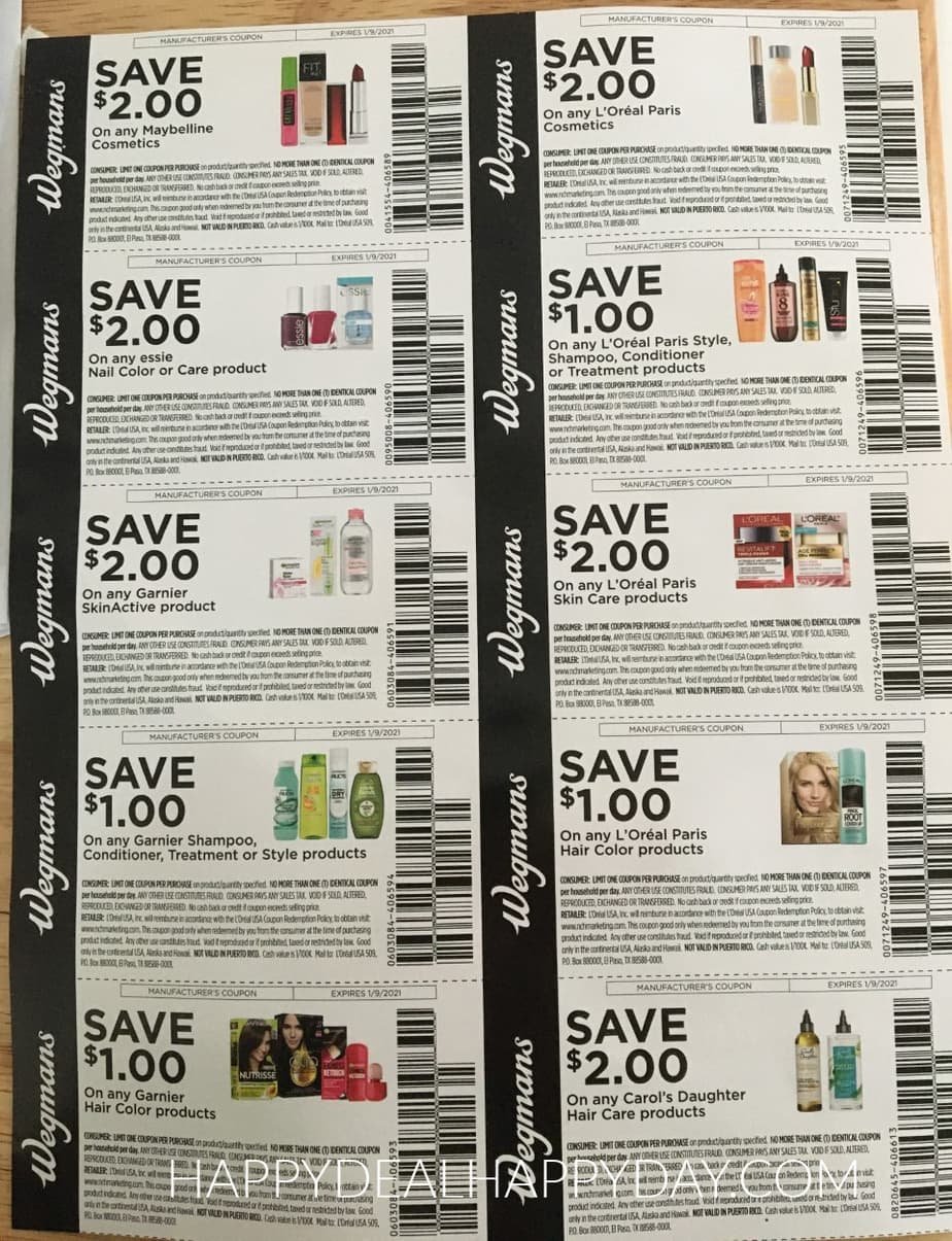 Wegmans Coupons 10 NEW Beauty Coupons Found InStore! Happy Deal