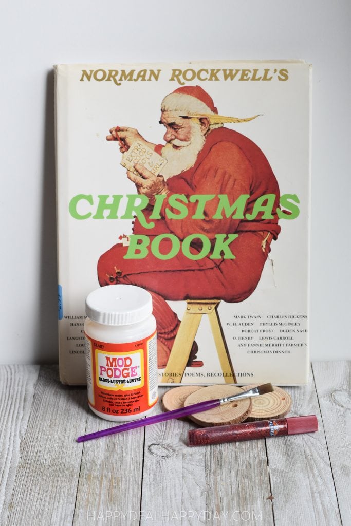 Norman Rockwell's Christmas Book thrift store books