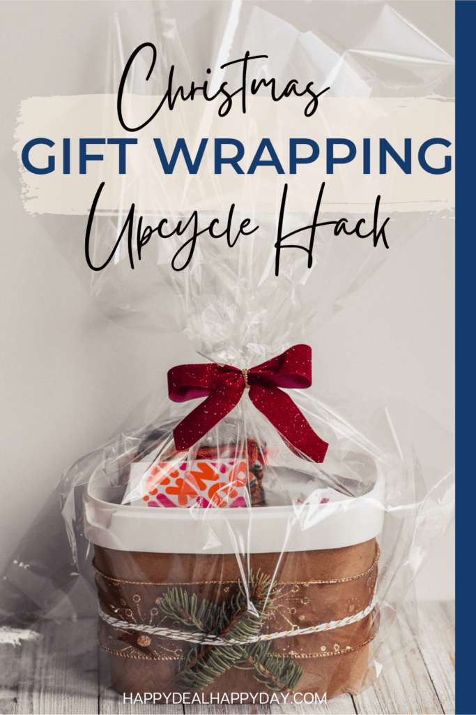 How to turn an Oxiclean tub into a Christmas gift wrapping idea